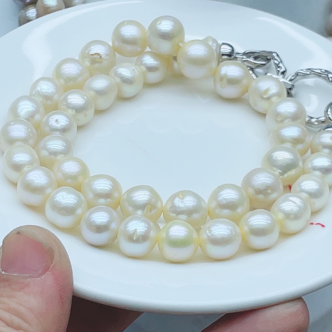 淡水珍珠颈饰钛钢