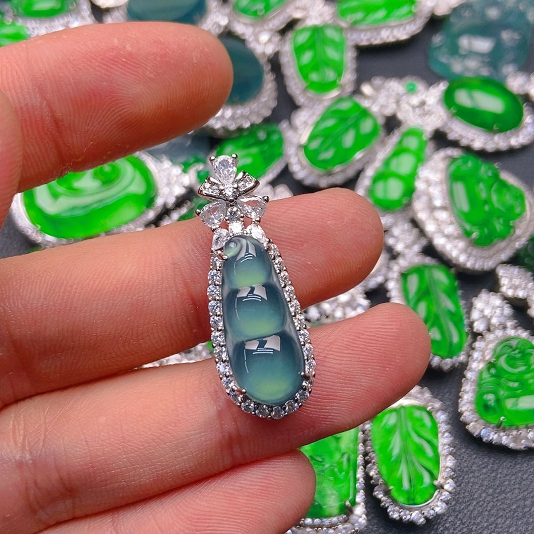 翡翠吊坠(不含链)未镶嵌314吊坠