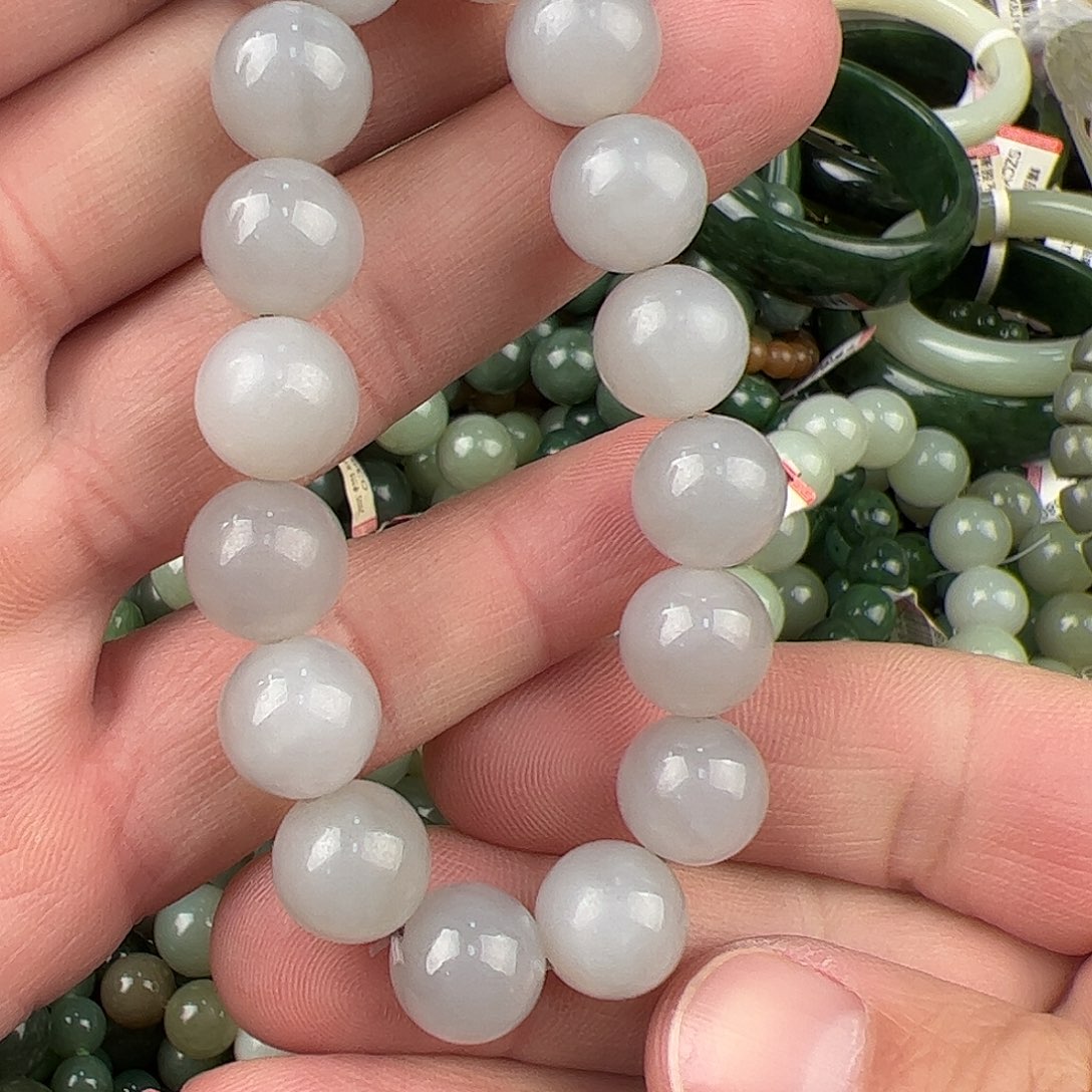 和田玉手链未镶嵌