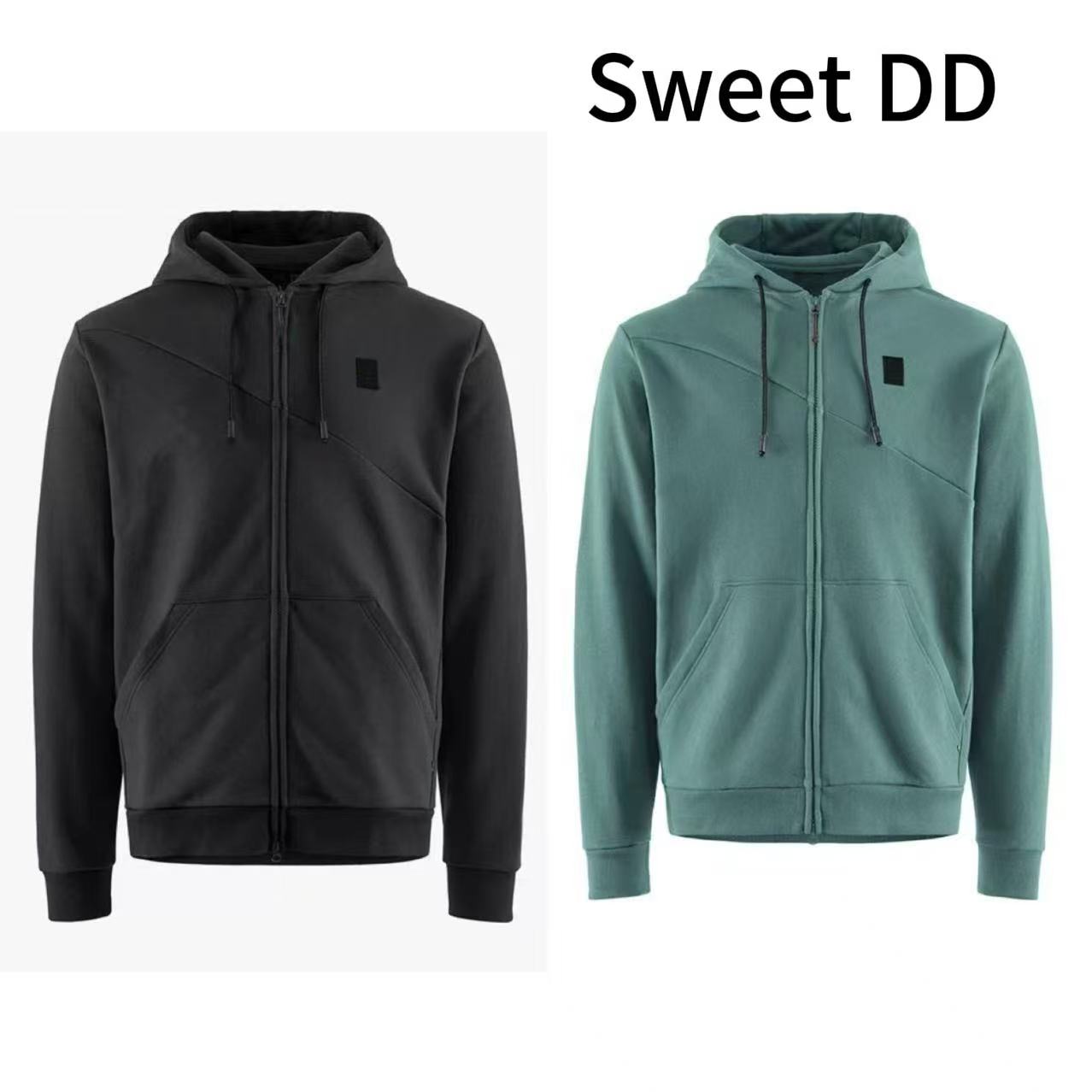 Sweet DD-PSS系列双色连帽加绒缔造卫衣