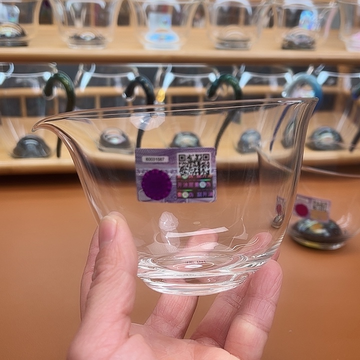 茶***石手柄款高硼硅玻璃天鉴