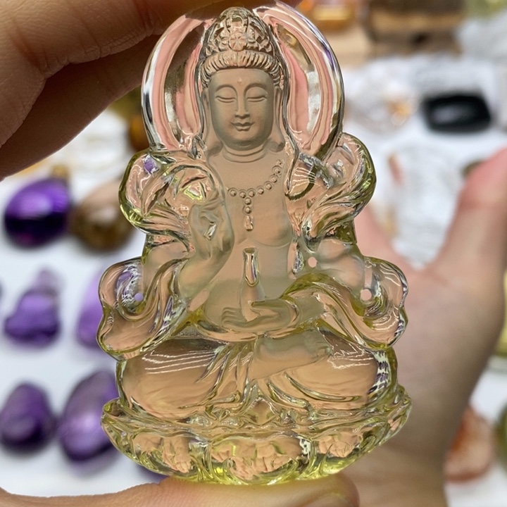 水晶颈饰未镶嵌目***_定制