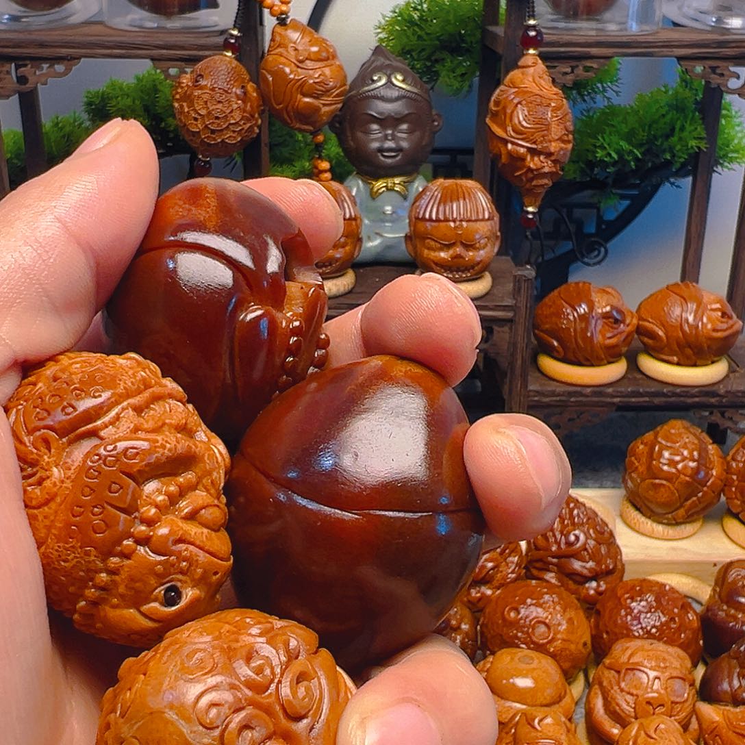 橄榄核手串/手链呵*哒无相，蝉仙