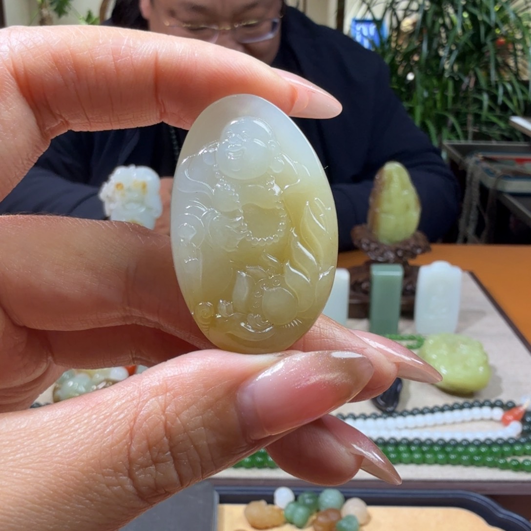 和田玉挂件未镶嵌B****