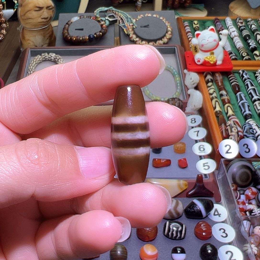 玛瑙/玉髓单珠未镶嵌