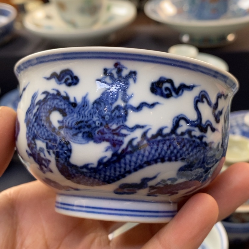 【闪购商品】景德镇青花主人杯