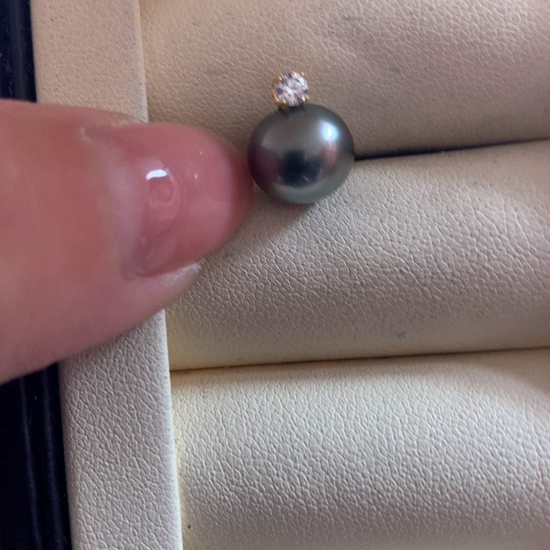 海水珍珠颈饰18K金镶嵌