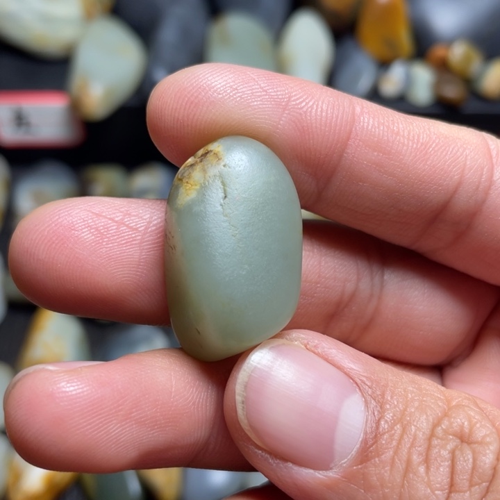 和田玉未镶嵌挂件64