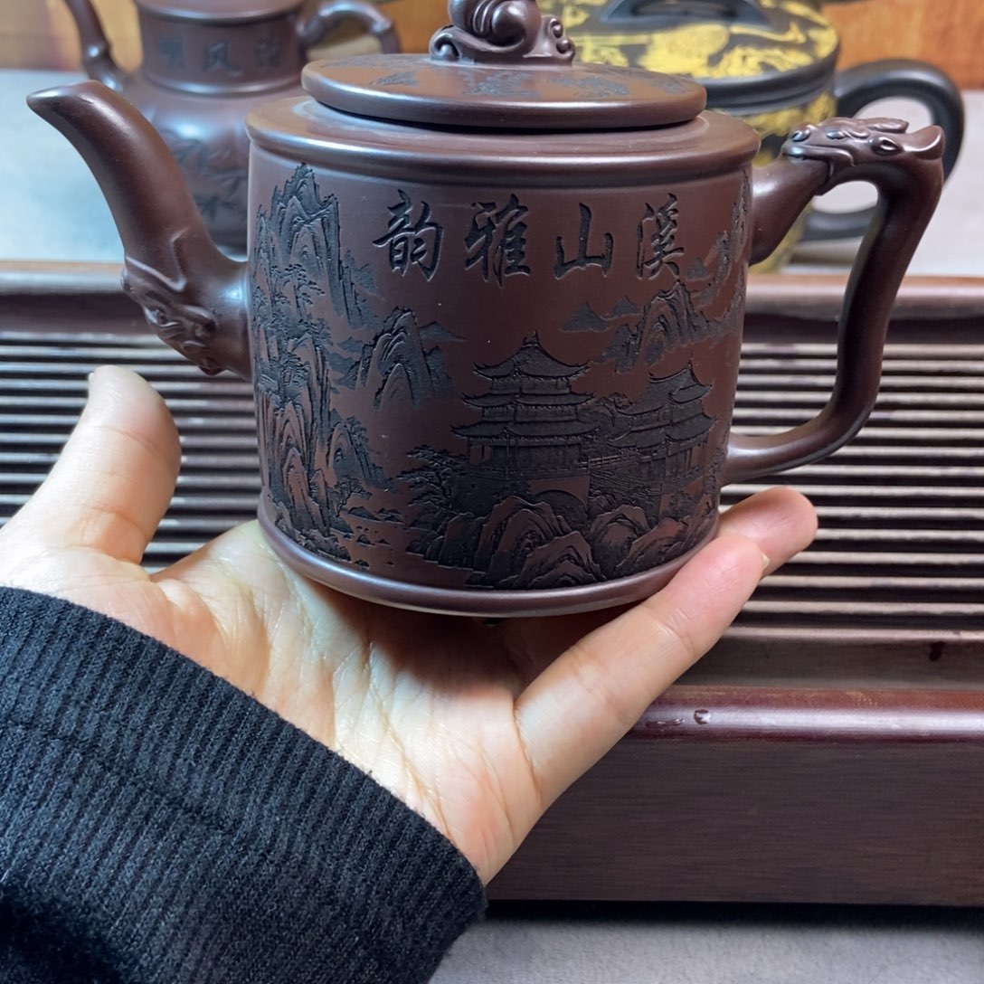 紫砂茶壶紫砂全手工定制