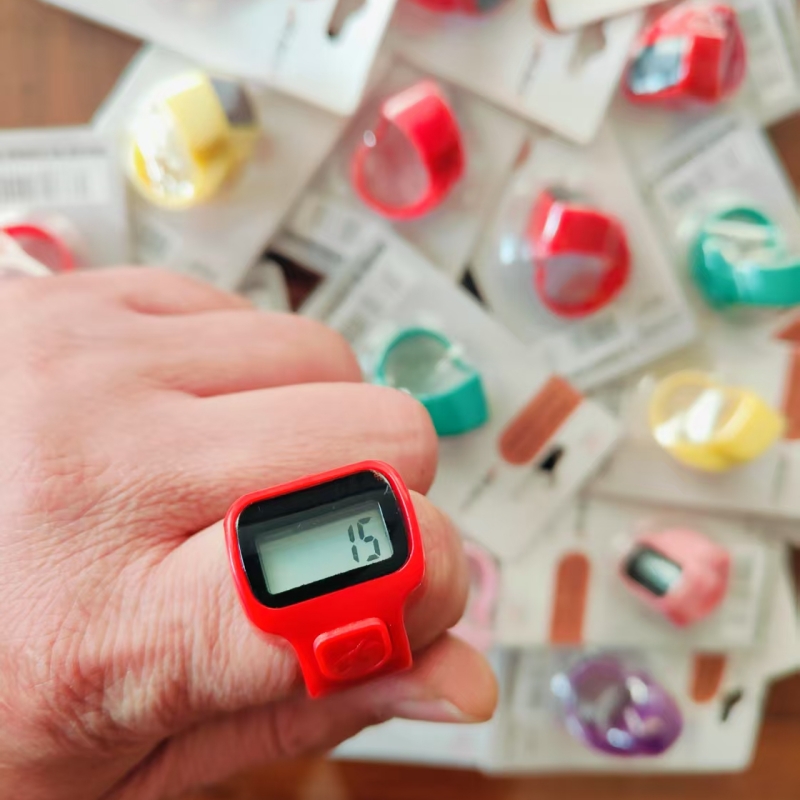 新于老师手指计数器数显指环电子