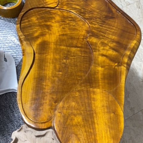 金丝楠茶盘摆件创意