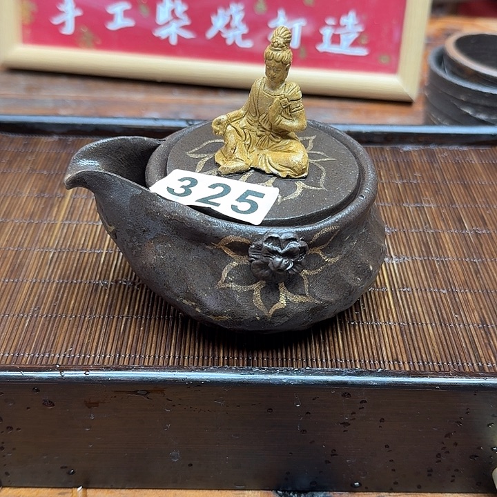 纯手工制作粗陶茶具