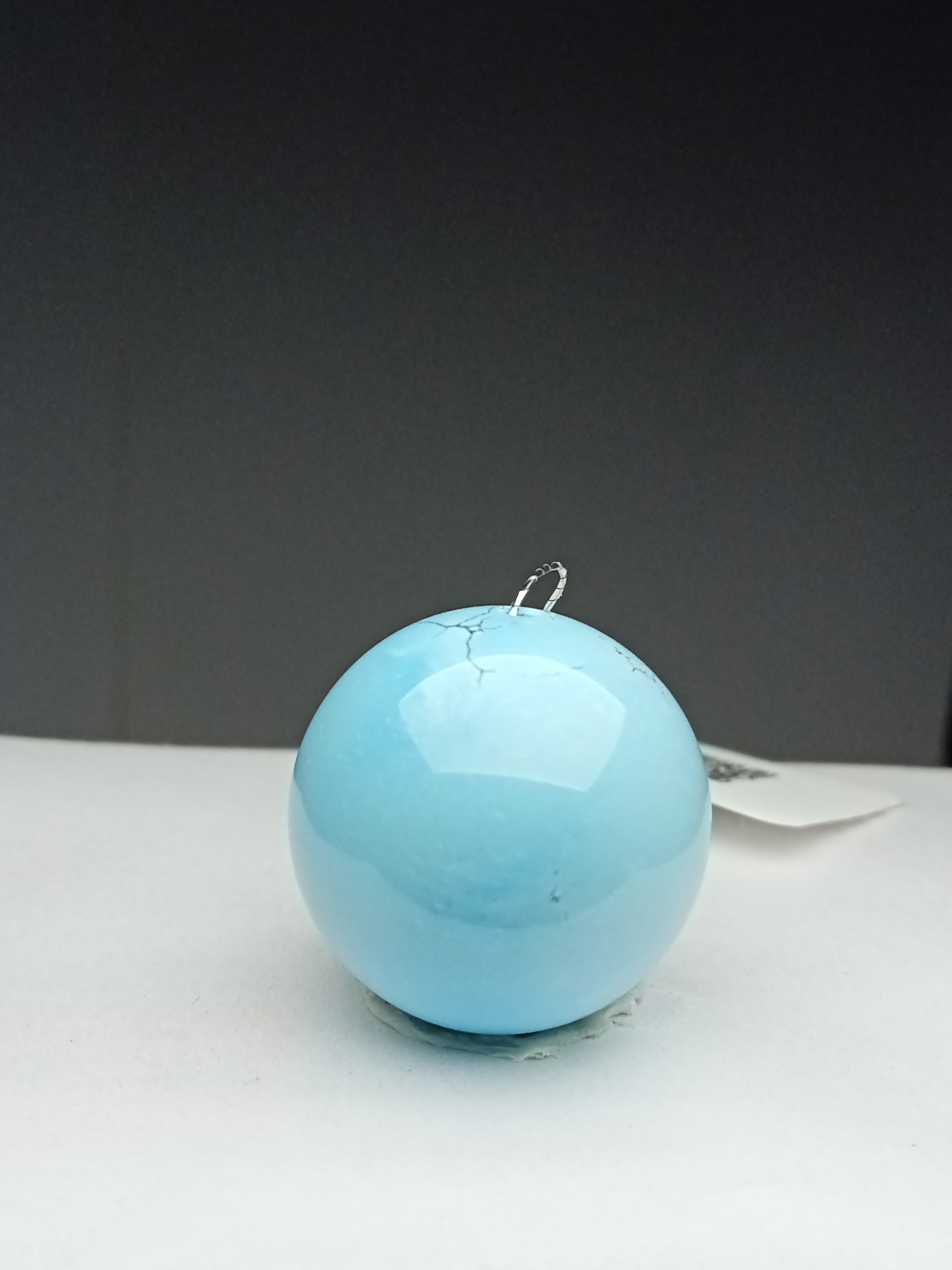 原矿绿松石配饰：19.2mm  9.41克