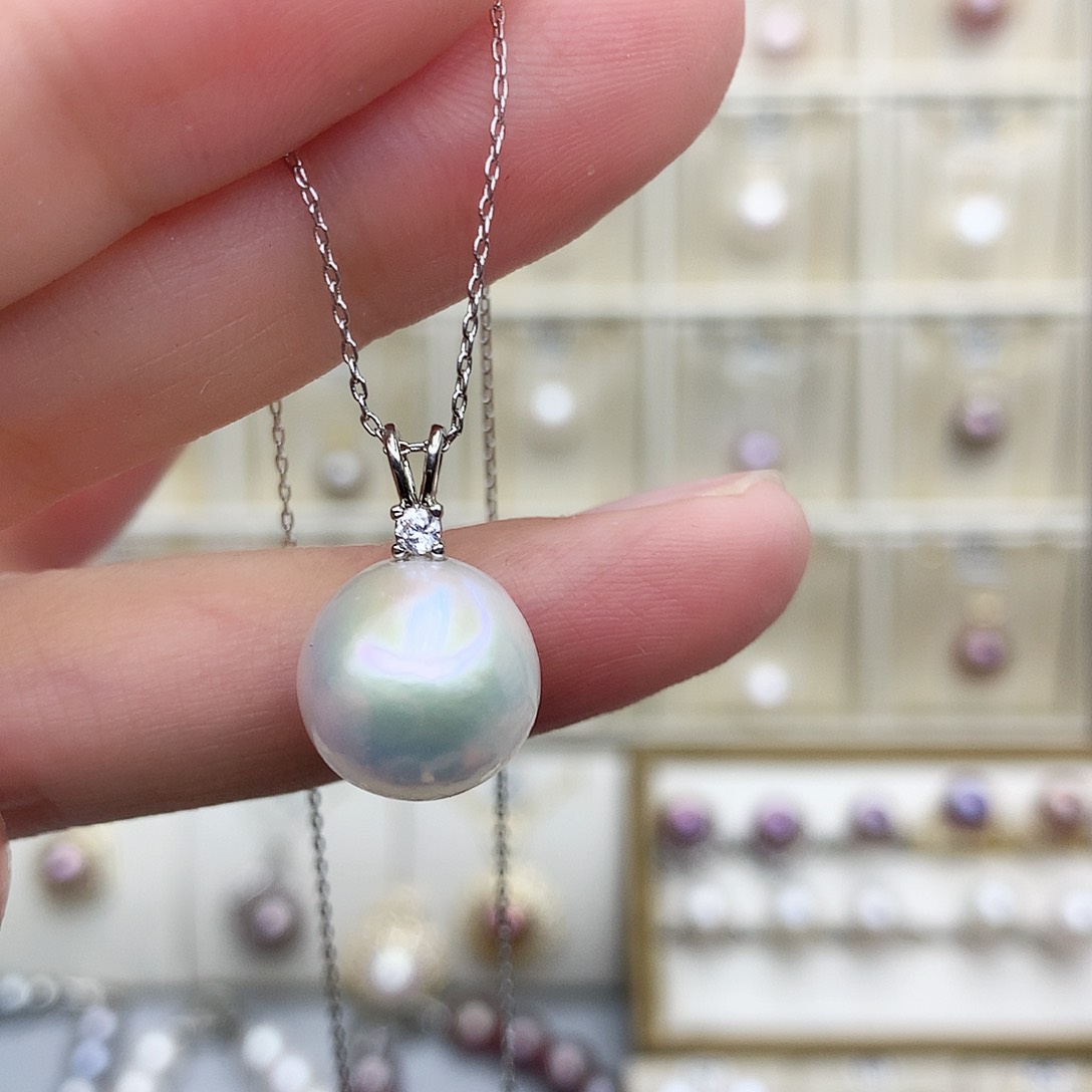 淡水珍珠颈饰合金