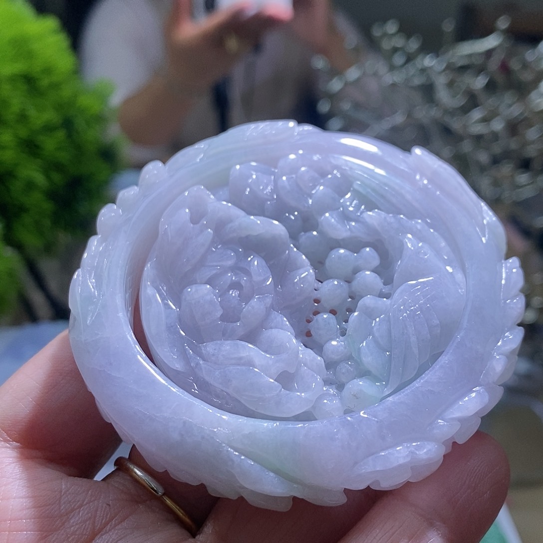 【闪购商品】翡翠颈饰未镶嵌56圈