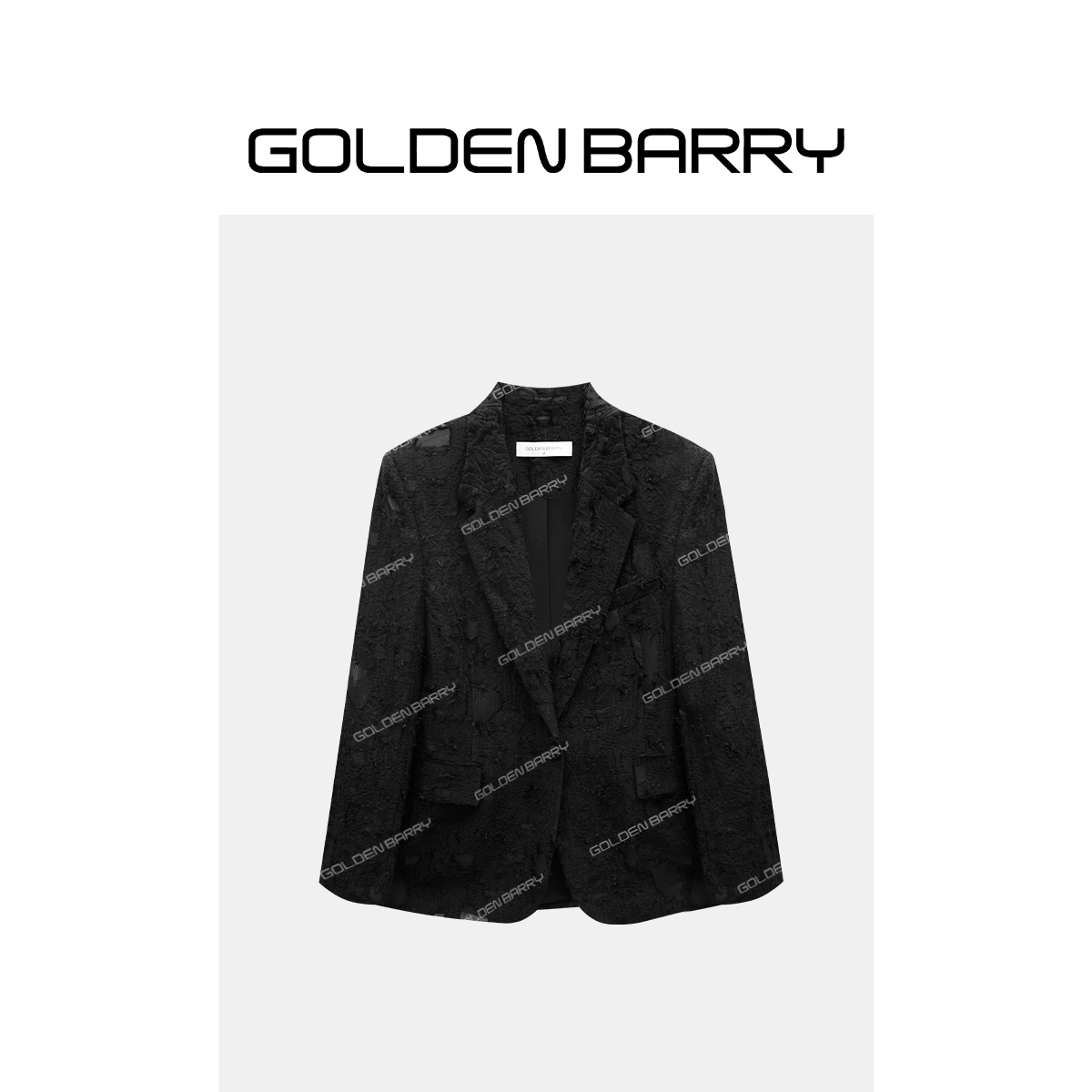 GOLDENBARRY|100156“秘境请柬”剪花西装外套