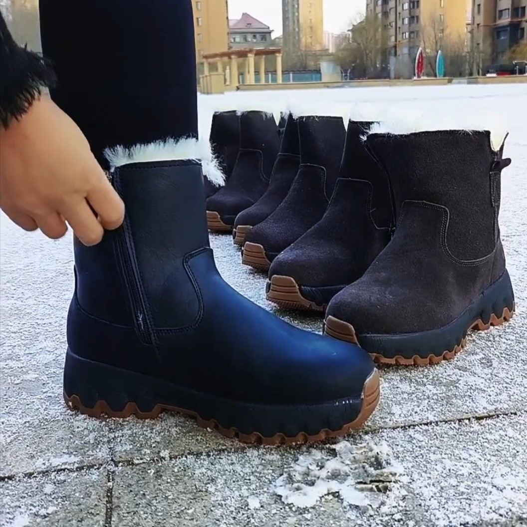 超轻加厚防滑抗寒冬季保暖马丁靴