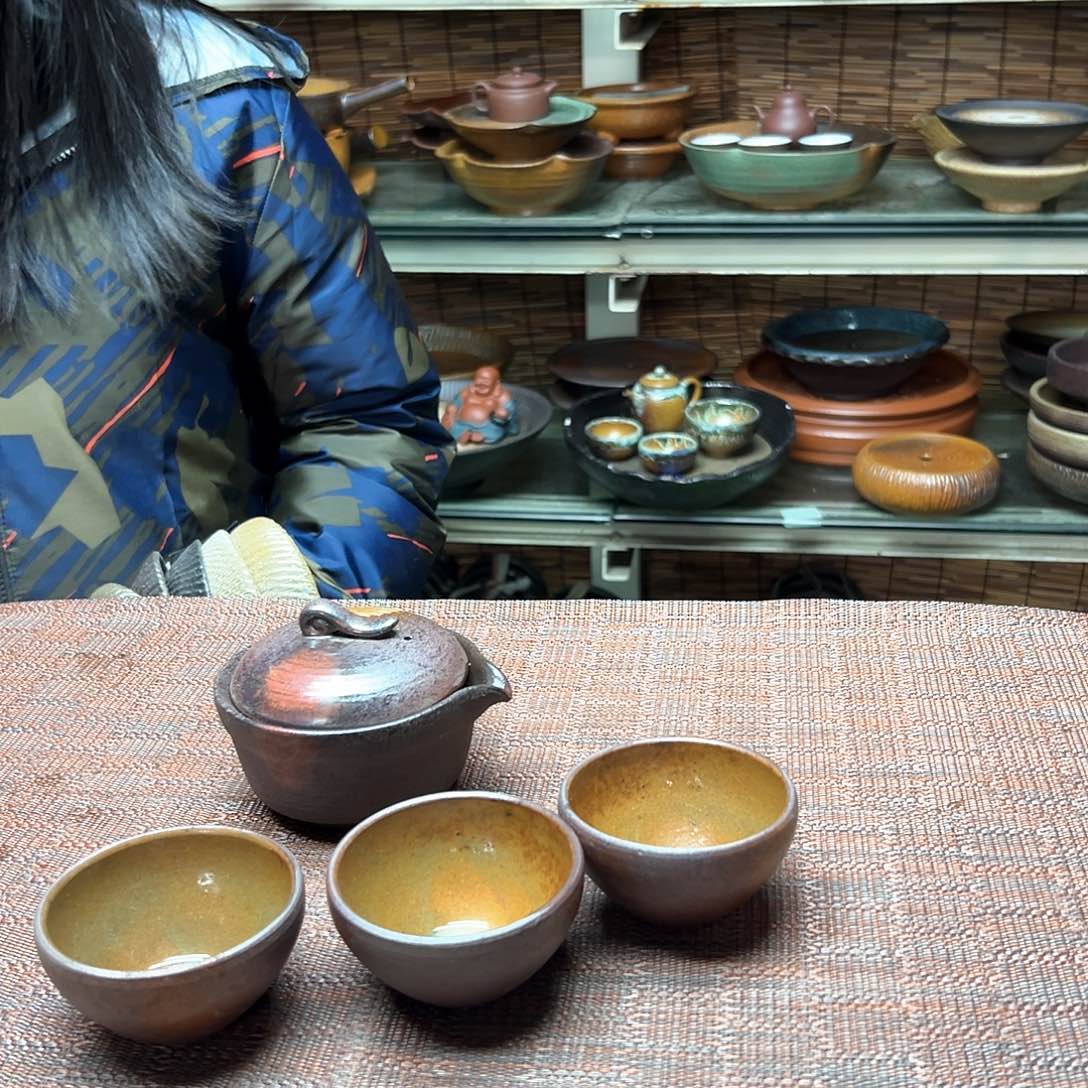 紫砂紫砂粗陶茶具来捡漏36