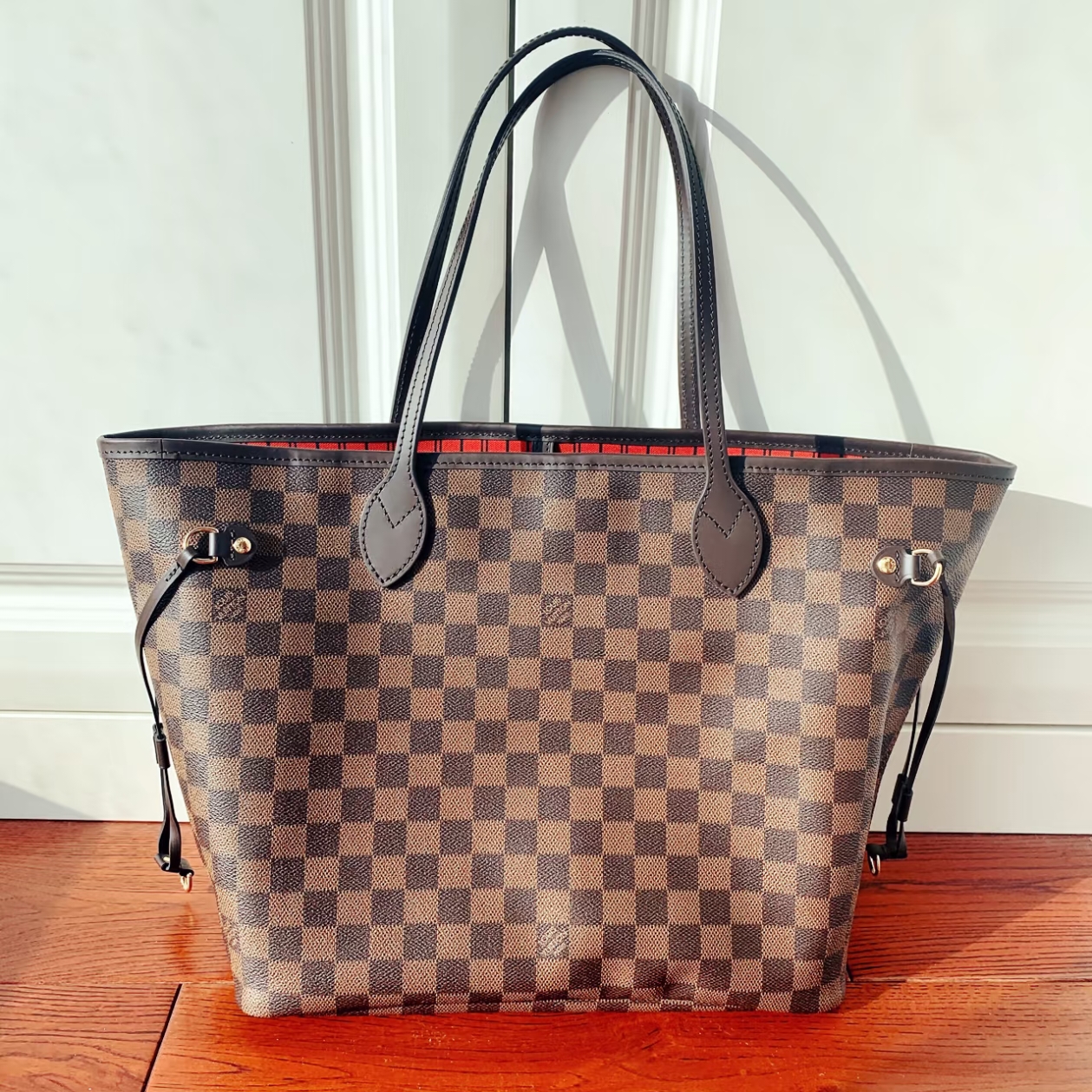 95新 LouisVuitton/路易威登 LV棋盘格nf中号 25110090-02