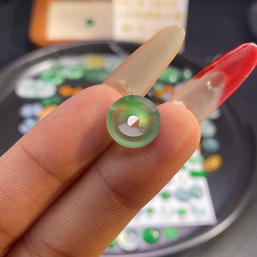 【闪购商品】翡翠挂件未镶嵌甜甜圈