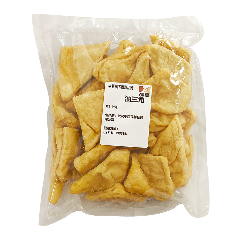 中百福嘉油三角火锅搭档油炸三角豆腐冬日火锅必备