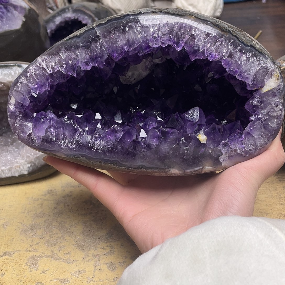 源***月紫晶大型摆件（非配饰）未镶嵌