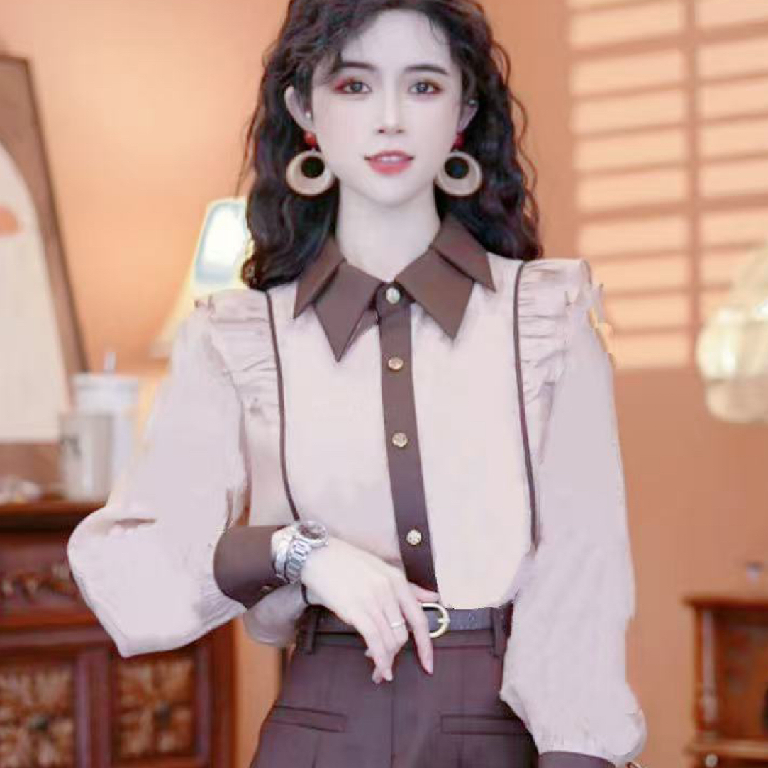 衬衫2025新款早秋女装衬衣气质上衣1152