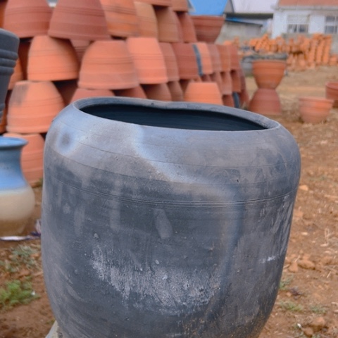 红陶口25高29微瑕