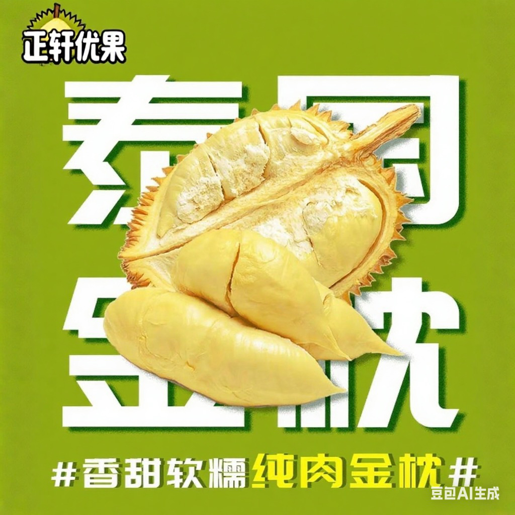 {纯果肉3斤}【泰国金枕干包黄肉】泰国树熟新鲜金枕成熟精品A级树熟金枕榴莲核小KG 金沙洲店金枕泰国