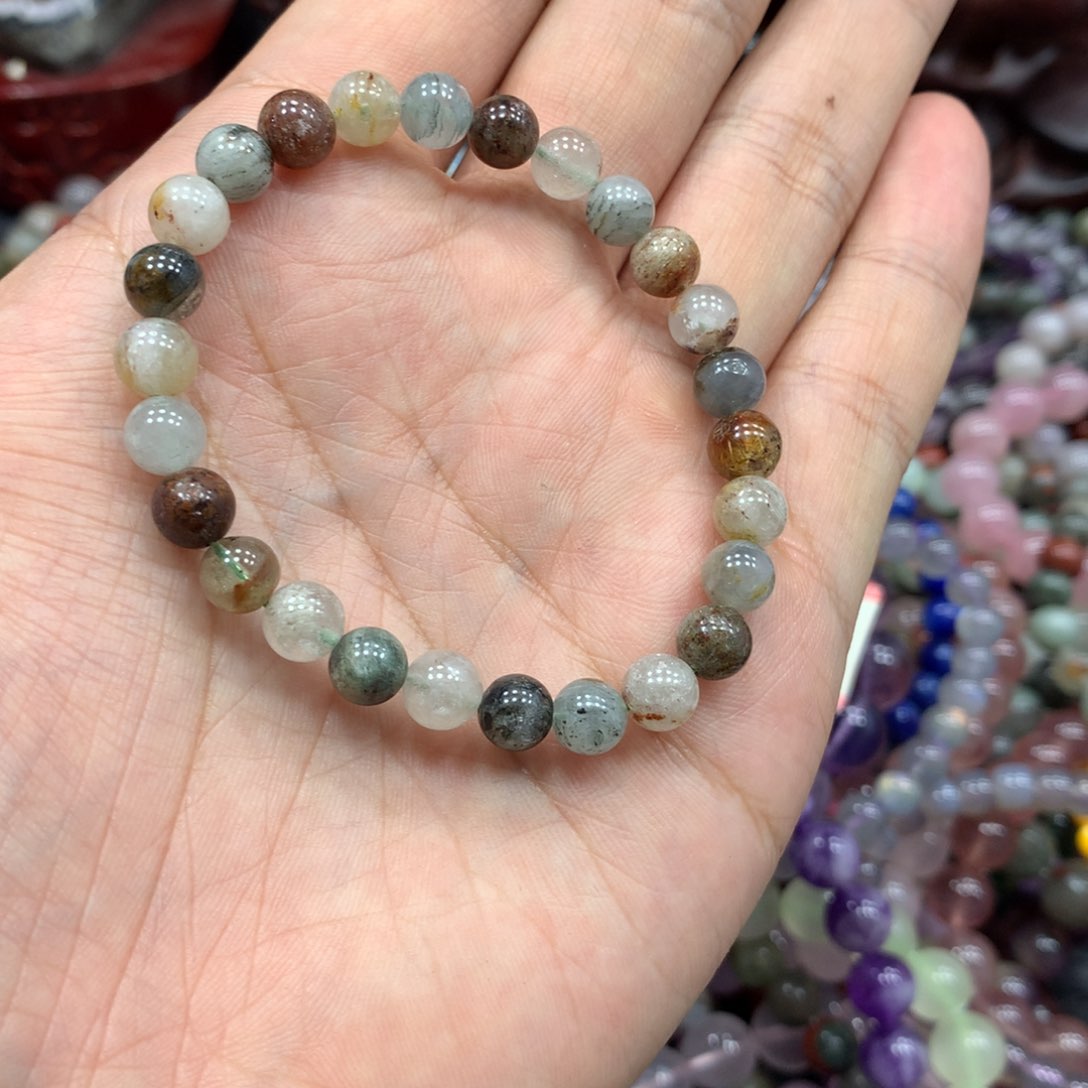 水晶手串未镶嵌天然