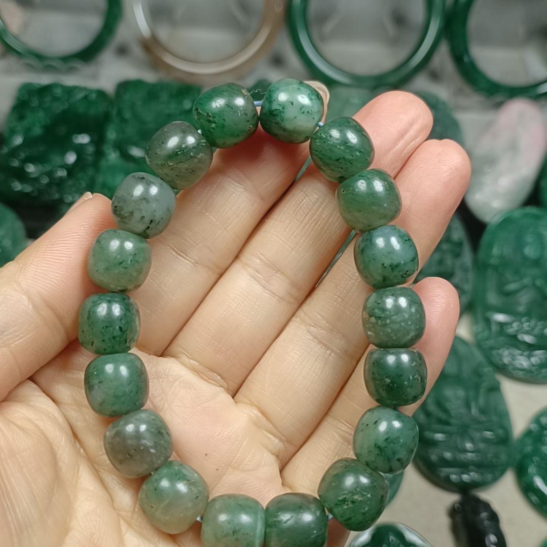 独山玉未镶嵌手串