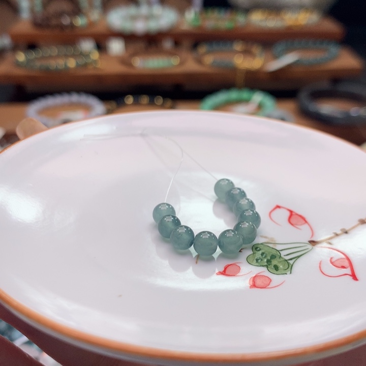 翡翠未镶嵌手链翡翠d25卡5