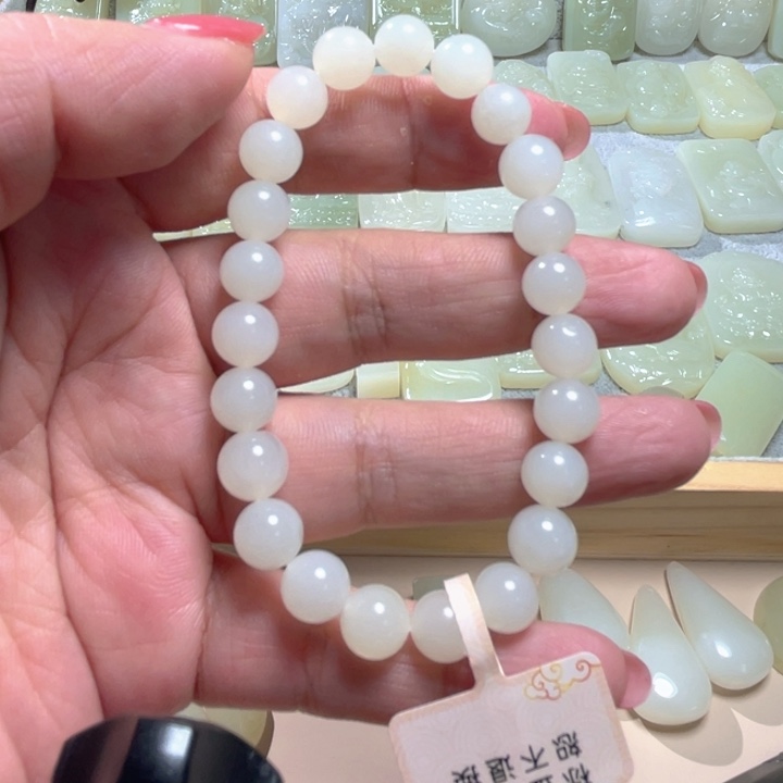 未镶嵌和田玉（糖玉）珠宝半成品