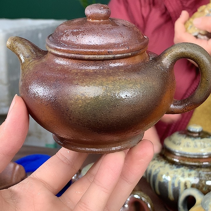 紫砂柴烧纯自然柴烧