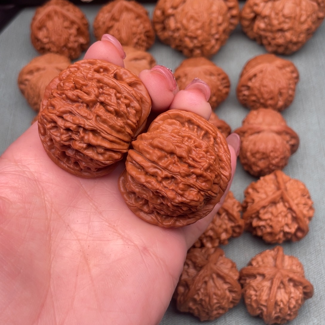 顺***郭文玩核桃把件全品四座楼41