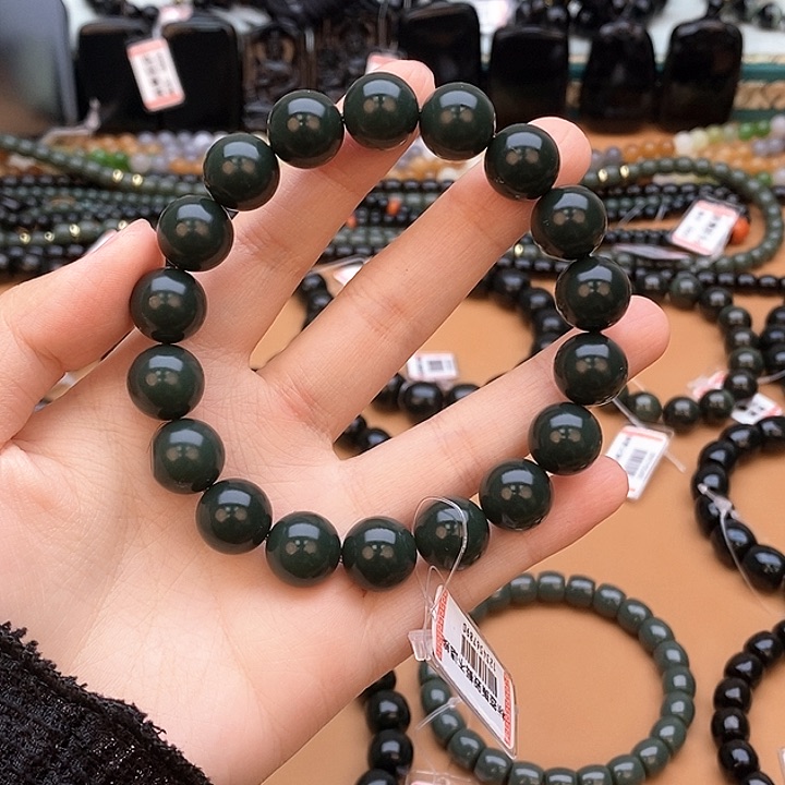 未镶嵌手链和田玉（青玉）L*