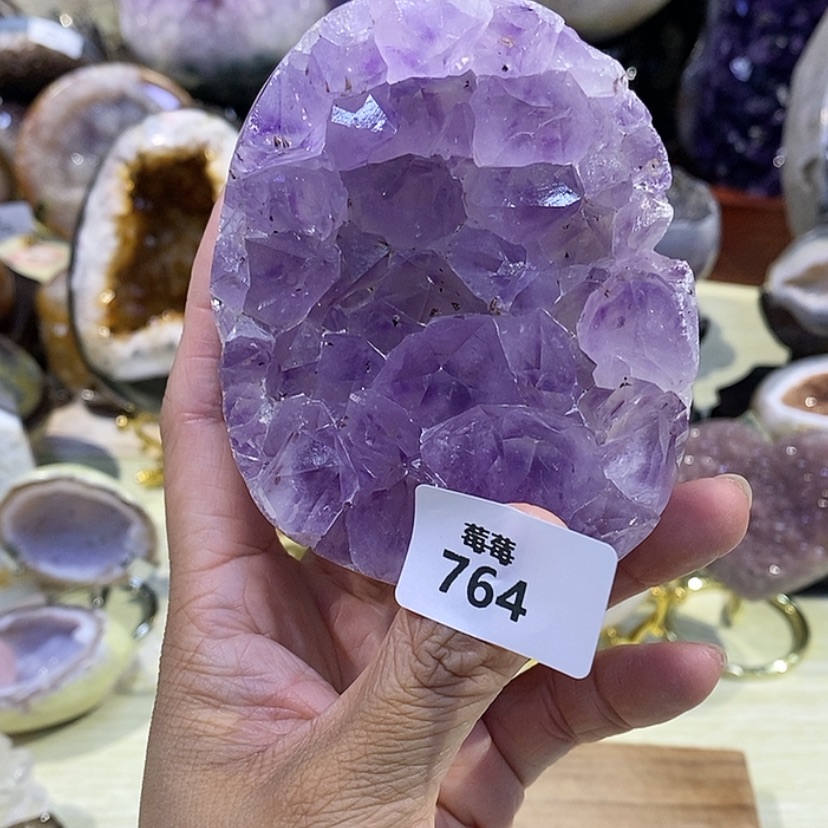 【闪购商品】未镶嵌珠宝半成品紫晶
