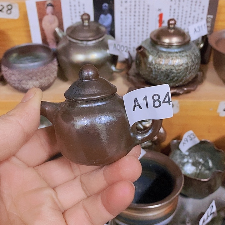 紫砂茶杯柴烧纯手工184