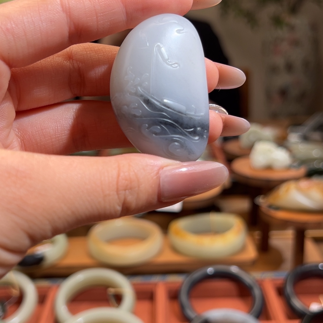 和田玉（子料）未镶嵌吊坠(不含链)