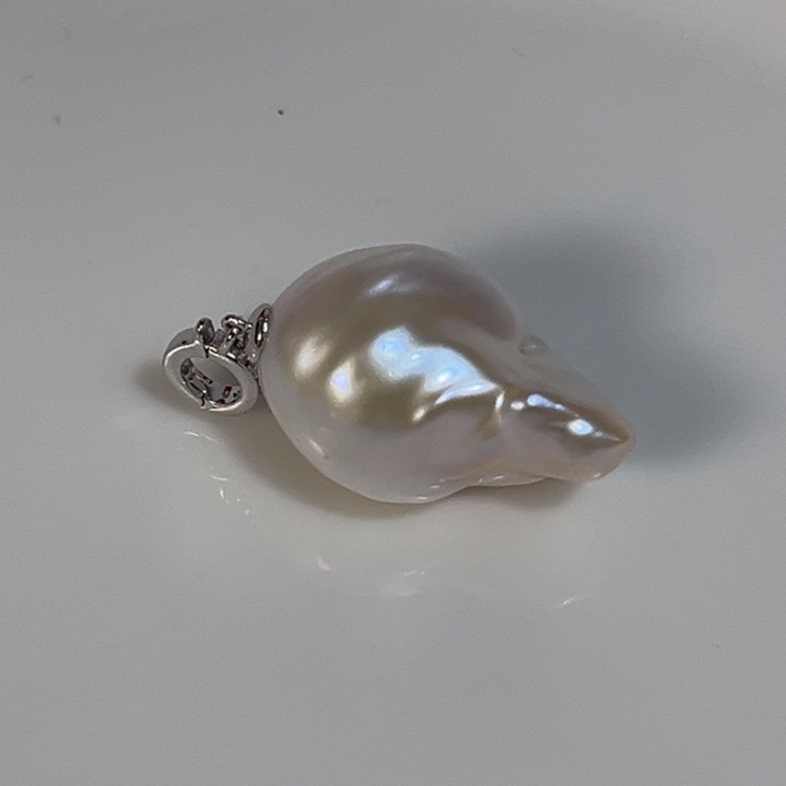 淡水珍珠颈饰银S925镶嵌