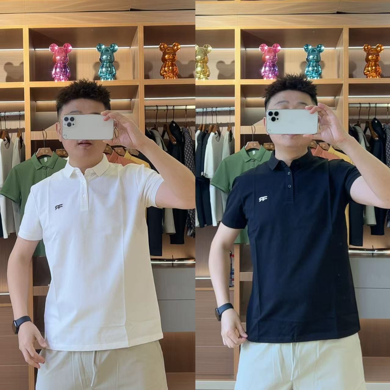 【XQ】春夏季新款35022男士休闲百搭Polo衫短袖