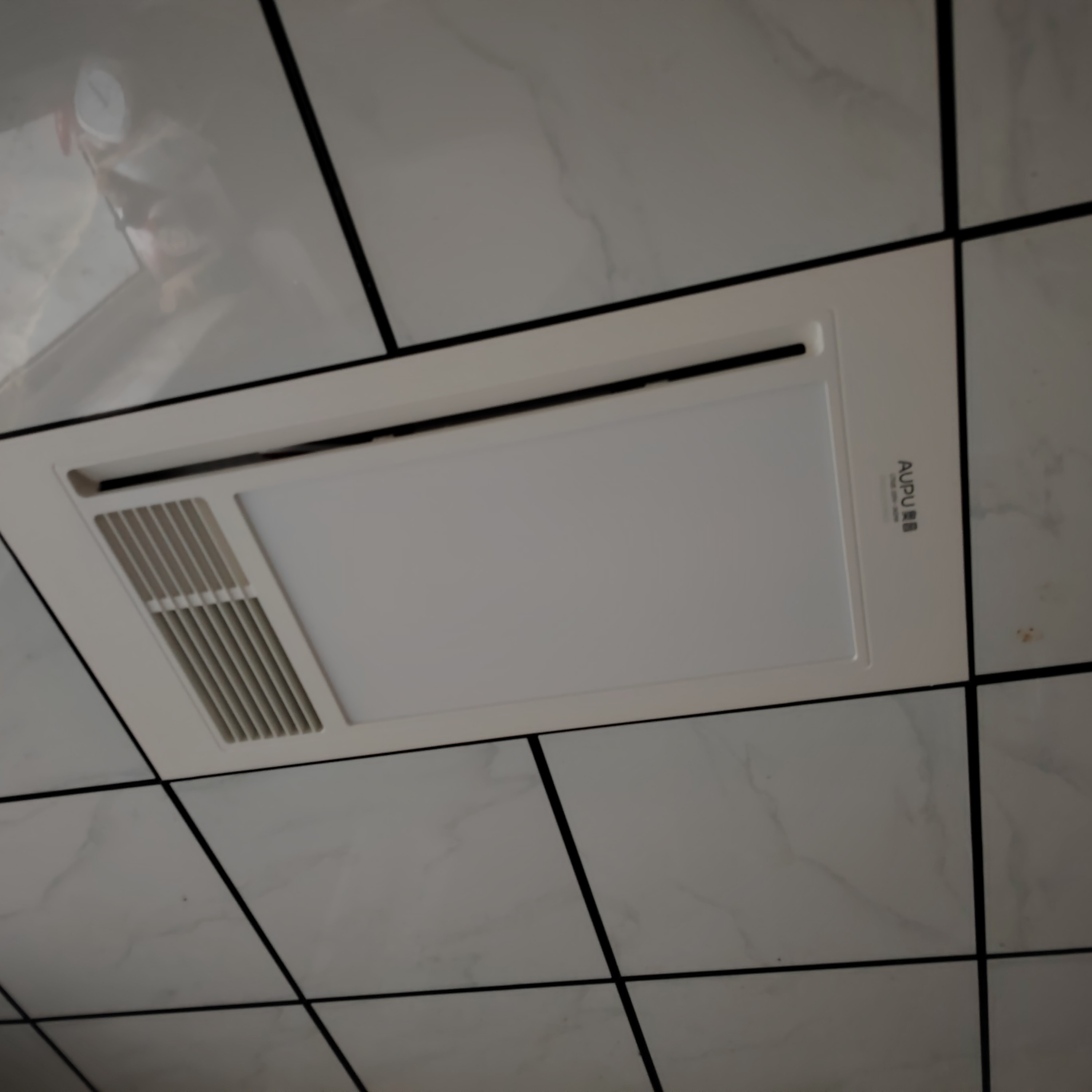 风暖浴霸集成吊顶排气扇照明LED灯一体五合一卫生间取暖机