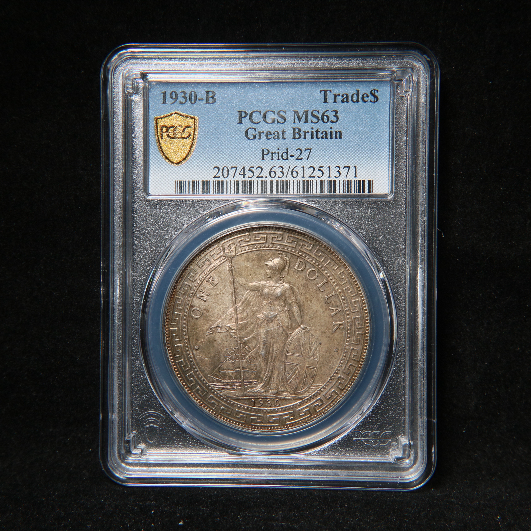 宝成 老银元老银币站洋 站人 PCGS MS63 51371