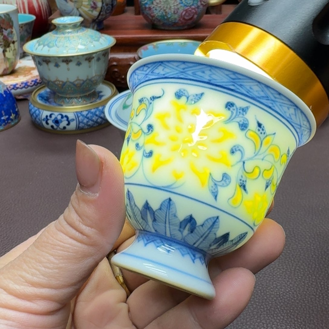 瓷片景德镇仿古手工制作精品展示