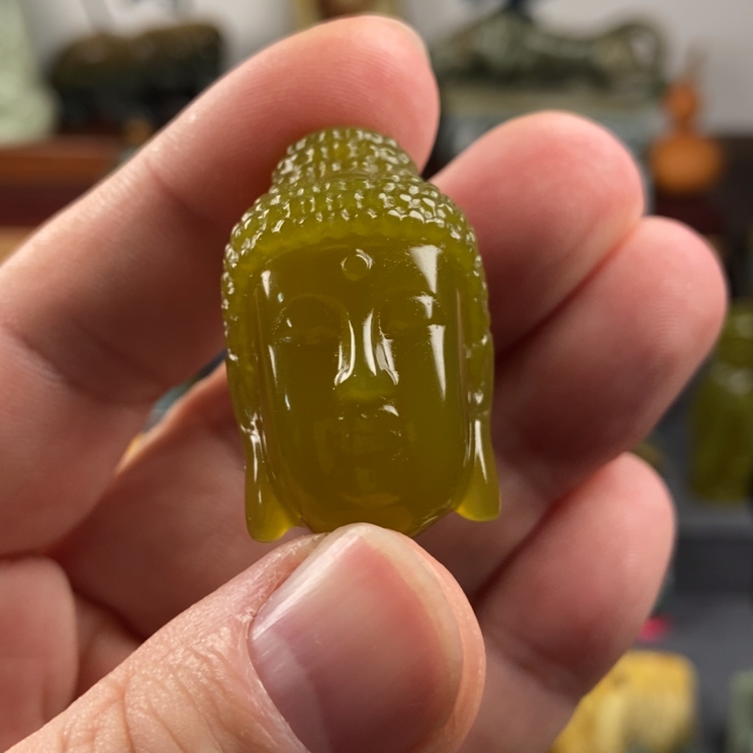 岫玉未镶嵌挂件牌子
