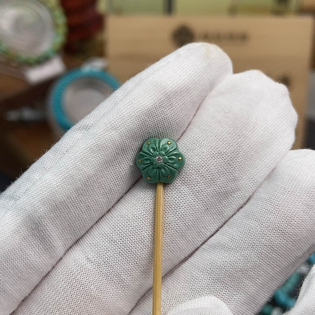 绿松石雕刻10未镶嵌