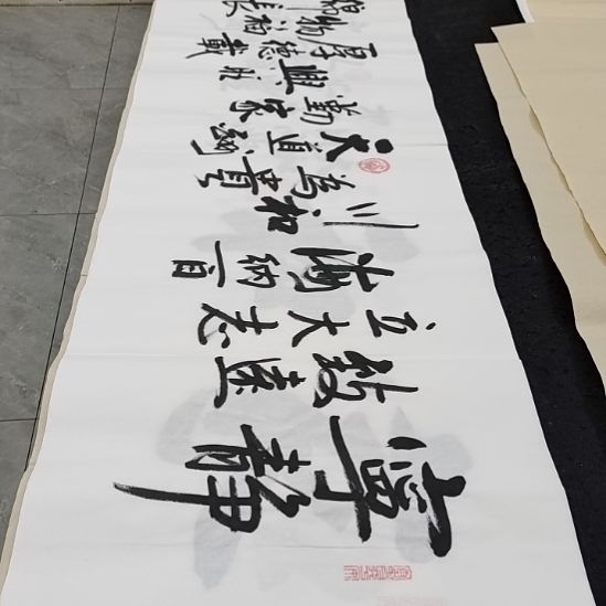 翰墨白武坤老师作品一副