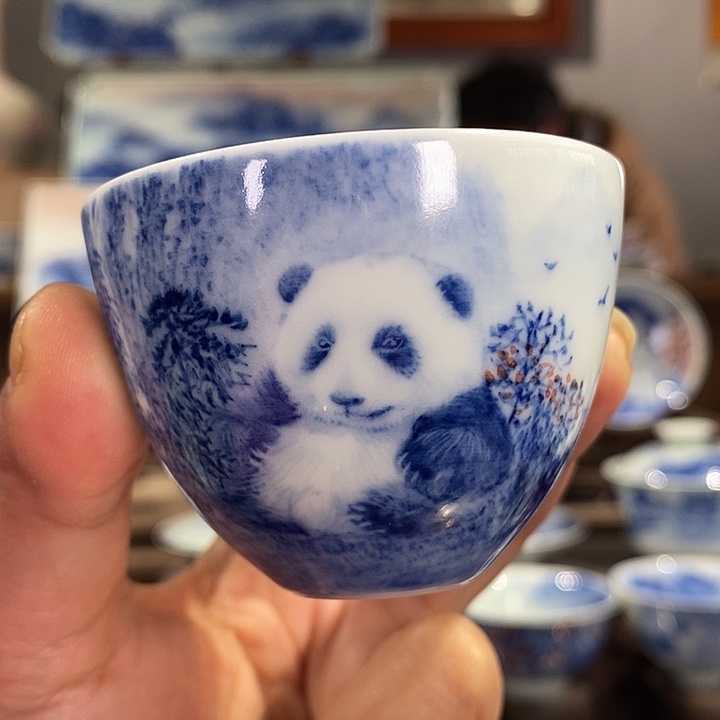 杯景德镇手工手绘陶瓷，高亮兴老师作品