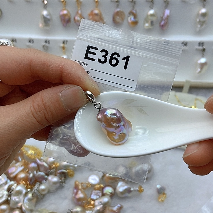 淡水珍珠颈饰银S925镶嵌