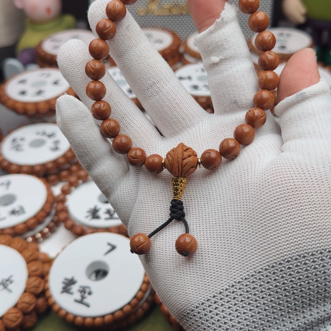 桃核吊坠桃核手持